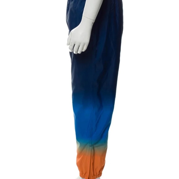 Supreme Gradient Hombre sweat pants fade Blue to Orange Men's Unisex Large NWT - Picture 2 of 3